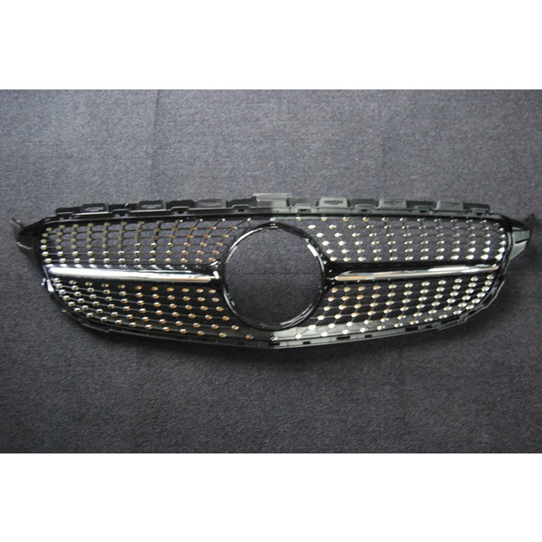 s.d.fЃIWii C-Class W205 Diamond grille BLACK@摜02