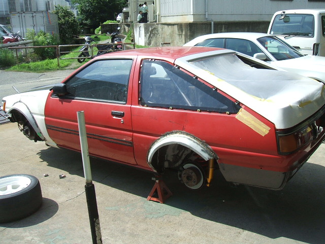 AE86 n`ÑI[o[tF_[ ŃChdl