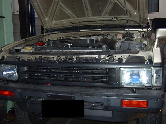 車両前面から