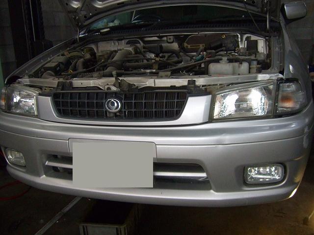 車両前面から