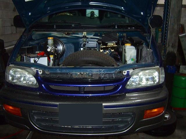 車両前面から