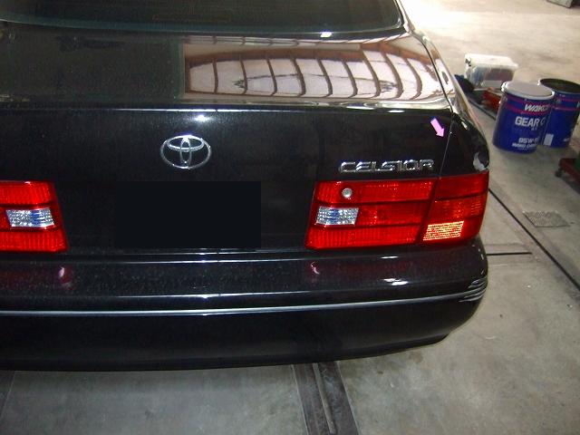 車両後端です。