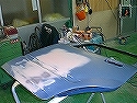 リヤドアはかなりでかい修理になりました。 板金作業は終了です。