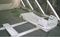 下地処理が終了しました。 これから塗装していきます。