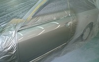 塗装終了です。 塗装は綺麗に出来ました。 後は色違いにならないと良いのですが。