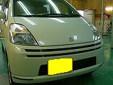 作業終了です。 バッチリ綺麗に仕上がりました。 もうぶつけられないと良いですね。