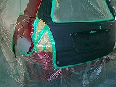 �}�X�L���O�I���ł��B�@�o�b�`���Y��ɓh�����Ă����܂��B�@���̎�̐F�͓h�����ӊO�Ɗy������������܂��B