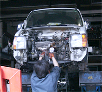 廃車を再生資源に