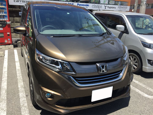 フリード 8インチメモリーナビ(パイオニア) 取付