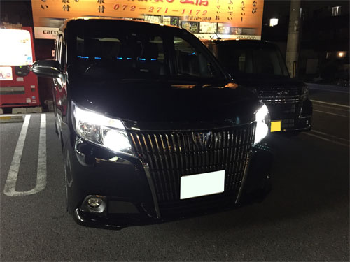エスクァイア 11型メモリーナビ(アルパイン) 取付