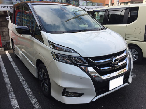 セレナ 9インチメモリーナビ(アルパイン) 取付