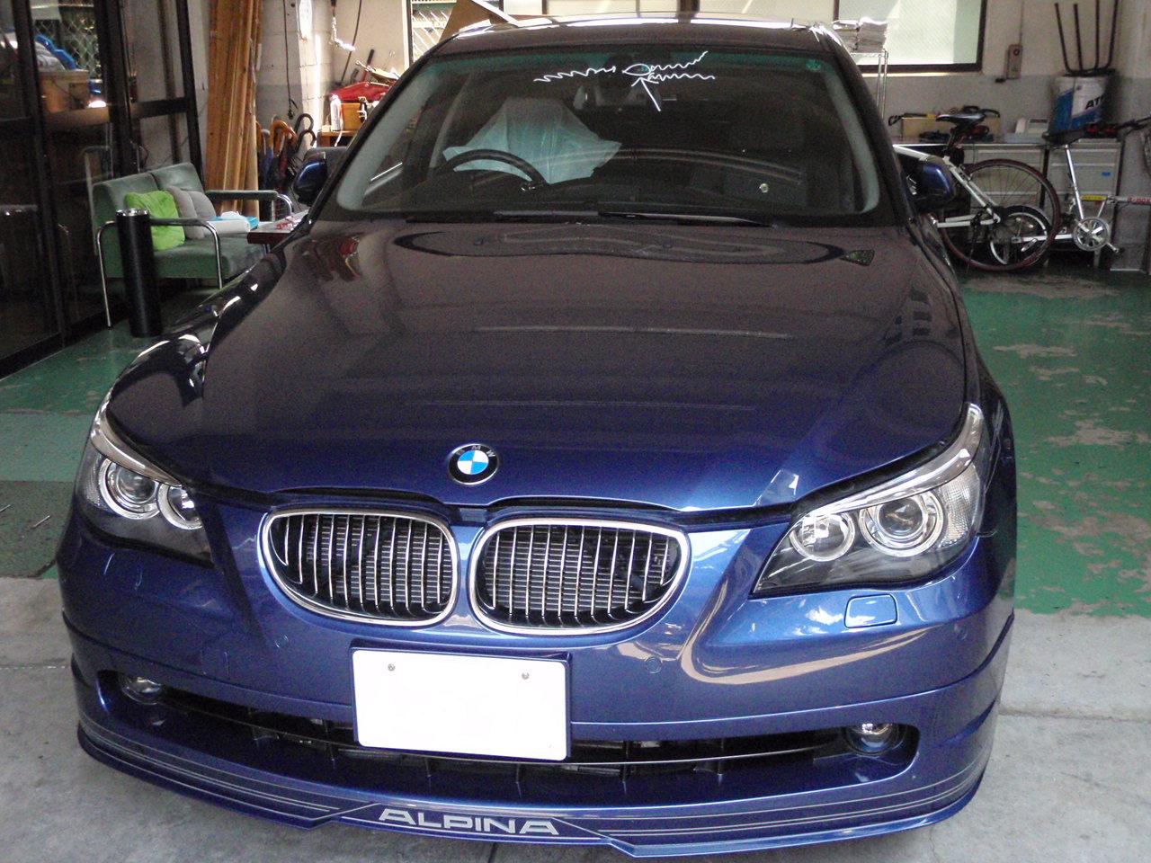 BMWアルピナB5 ガラス交換