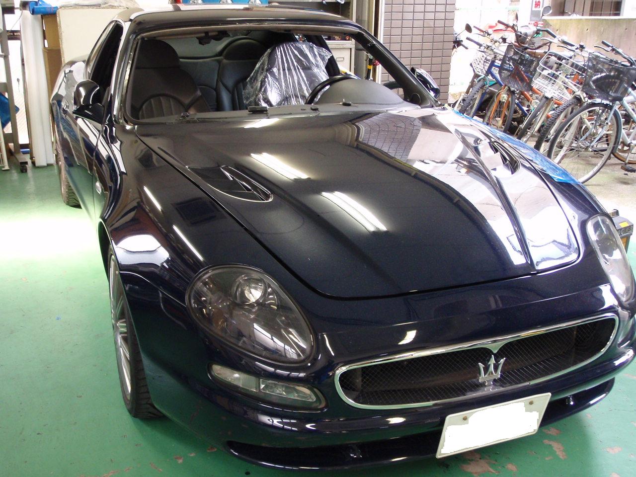 マセラティ3200GT ガラス交換