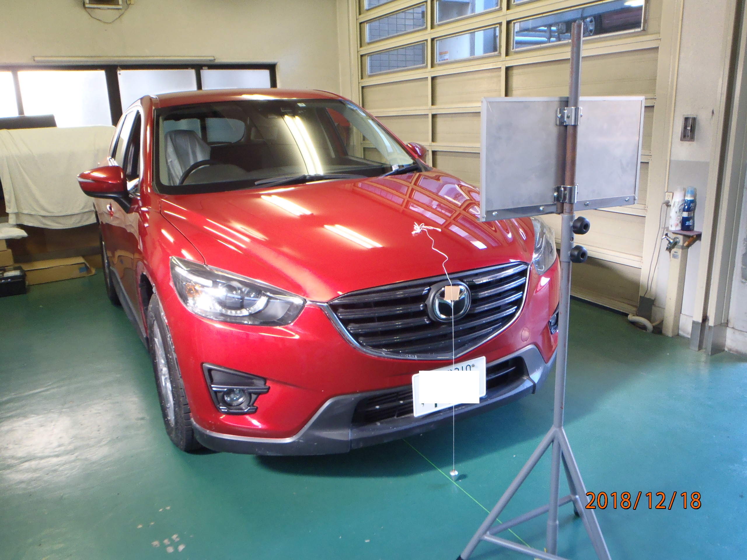CX5フロントガラス交換